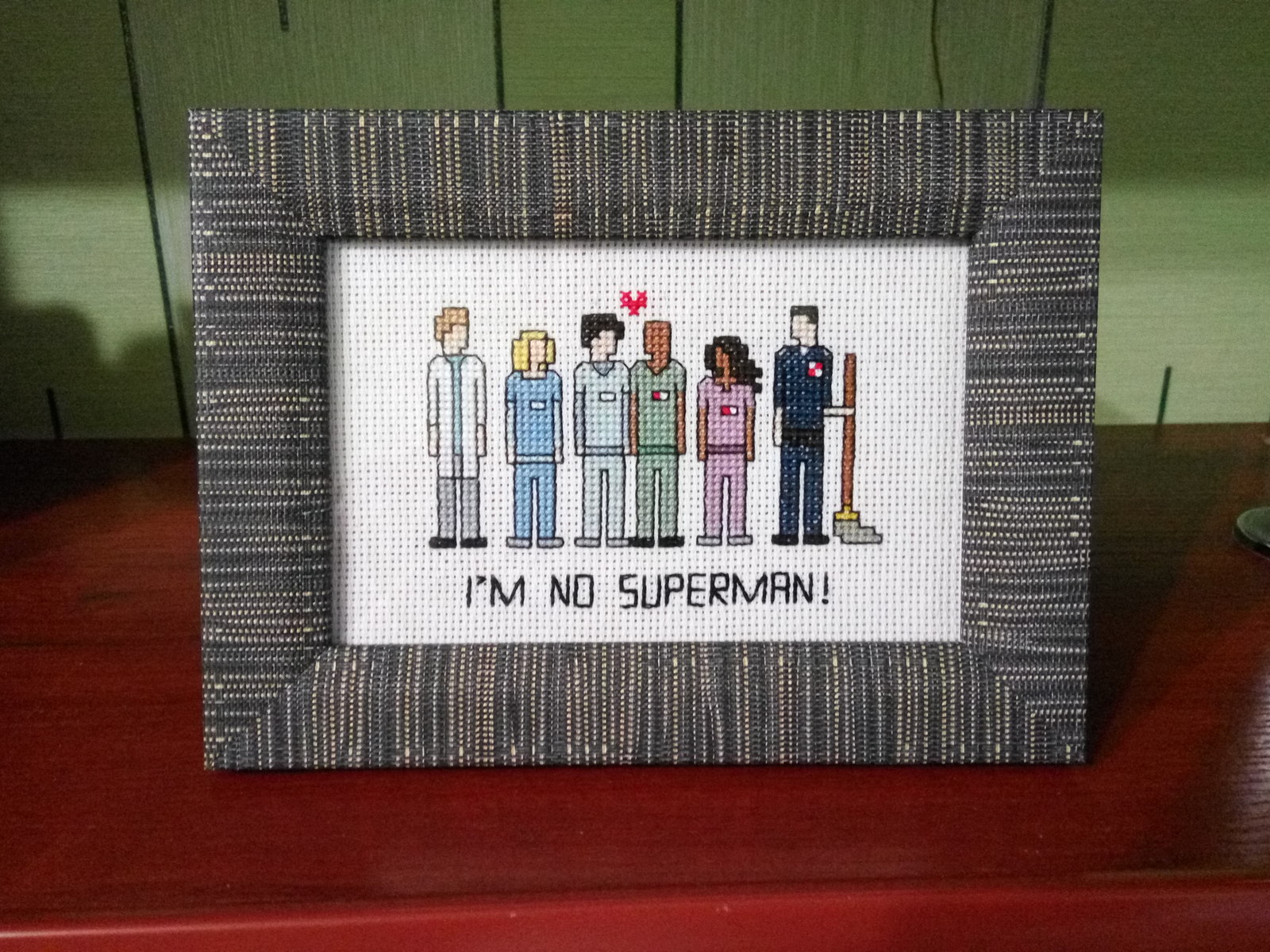 I`m no superman - My, Presents, Clinic, Embroidery