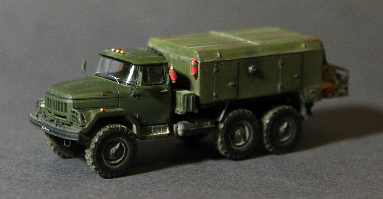 УМП-350 (131) от AVD. 1/72 - Моё, Умп-350, Зил 131, Стендовый моделизм, Длиннопост