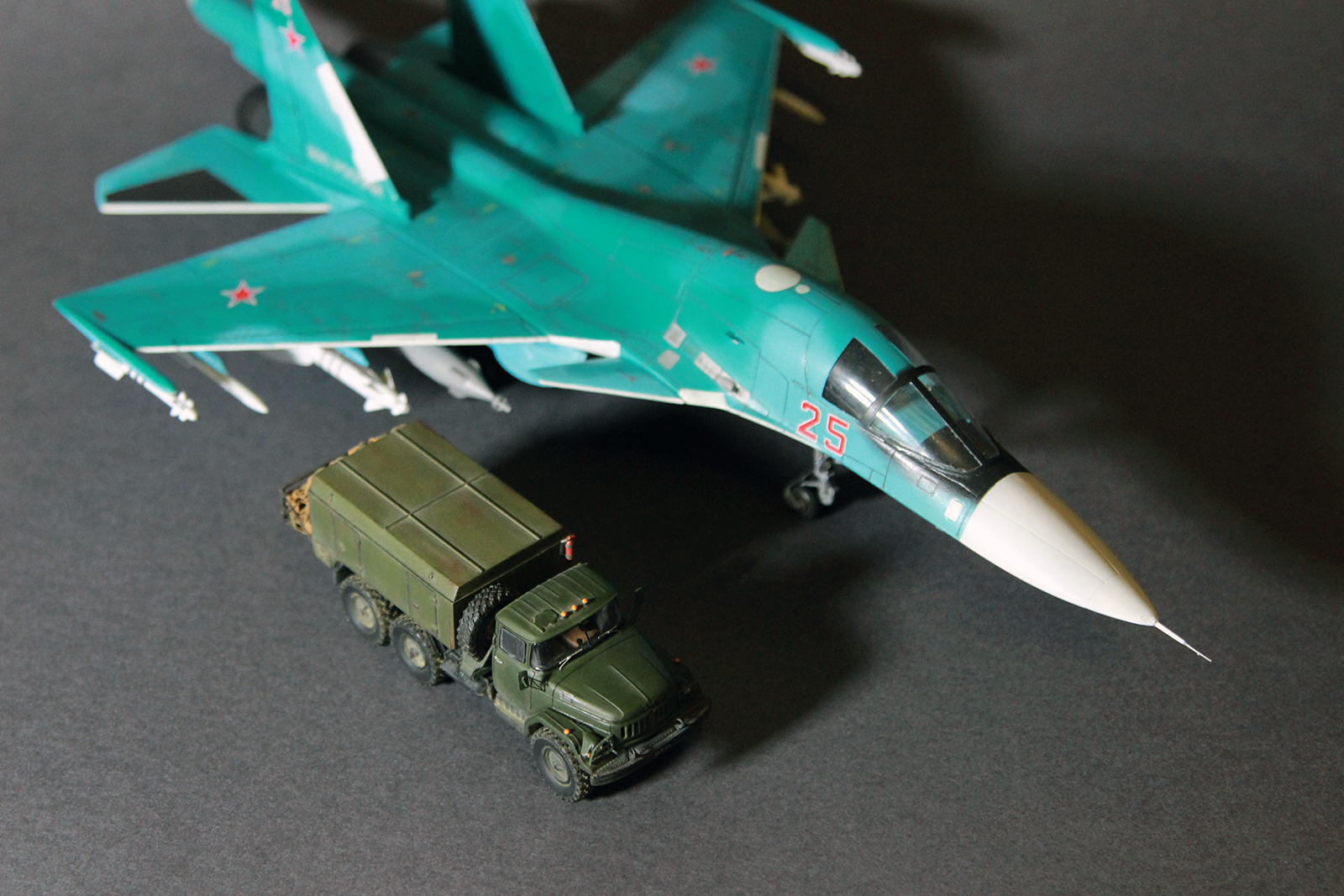 УМП-350 (131) от AVD. 1/72 - Моё, Умп-350, Зил 131, Стендовый моделизм, Длиннопост