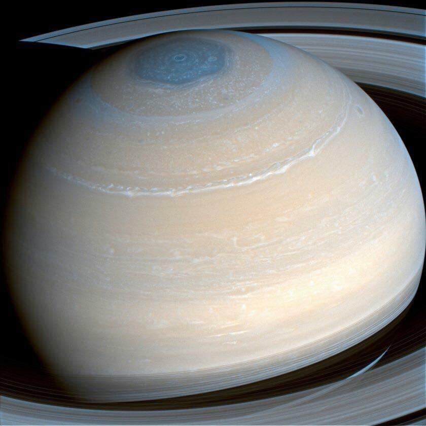 Saturn in infrared light from Cassini - Saturn, Planet, Space, Cassini