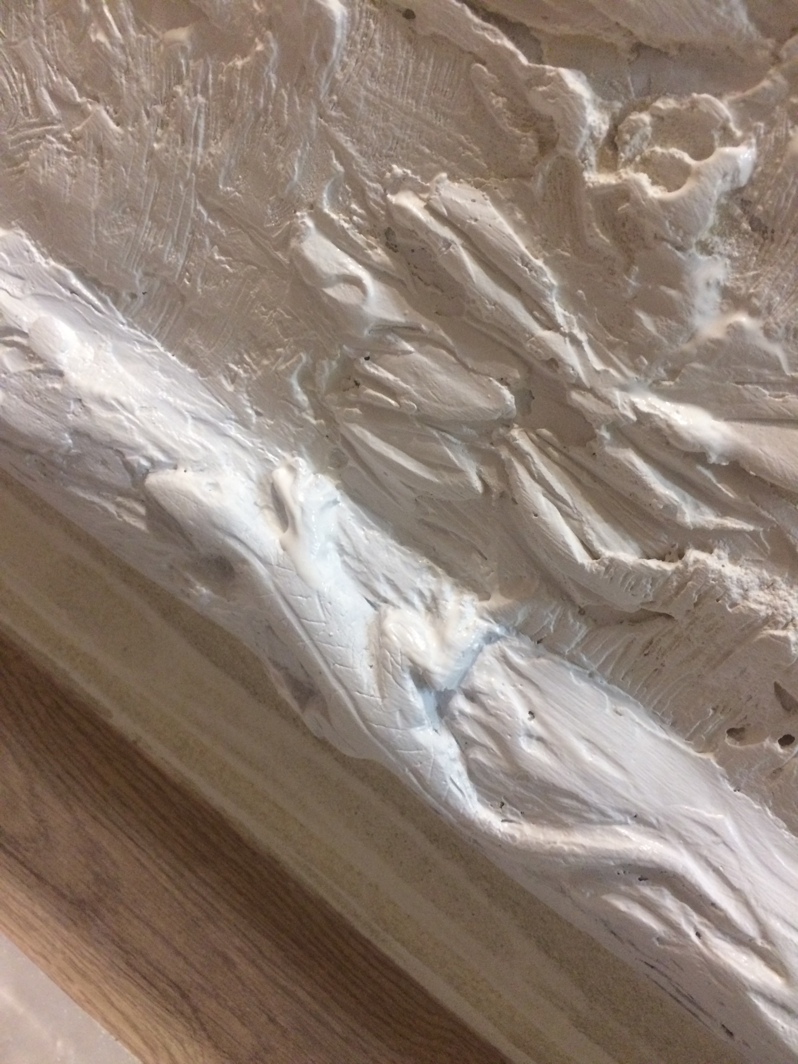 First bas-relief. - My, Bas-relief, Decorative plaster, Design, Repair, Longpost