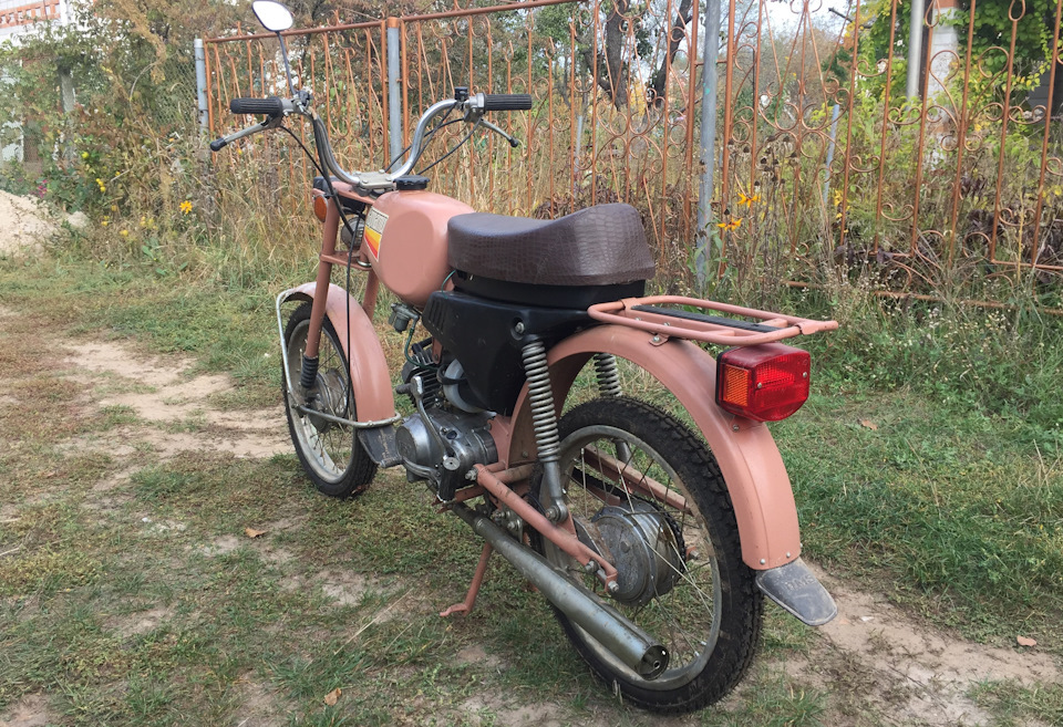 Greetings from the 90s: the new Karpaty-2 moped - Moped, Moto, Time capsule, Not mine, Longpost