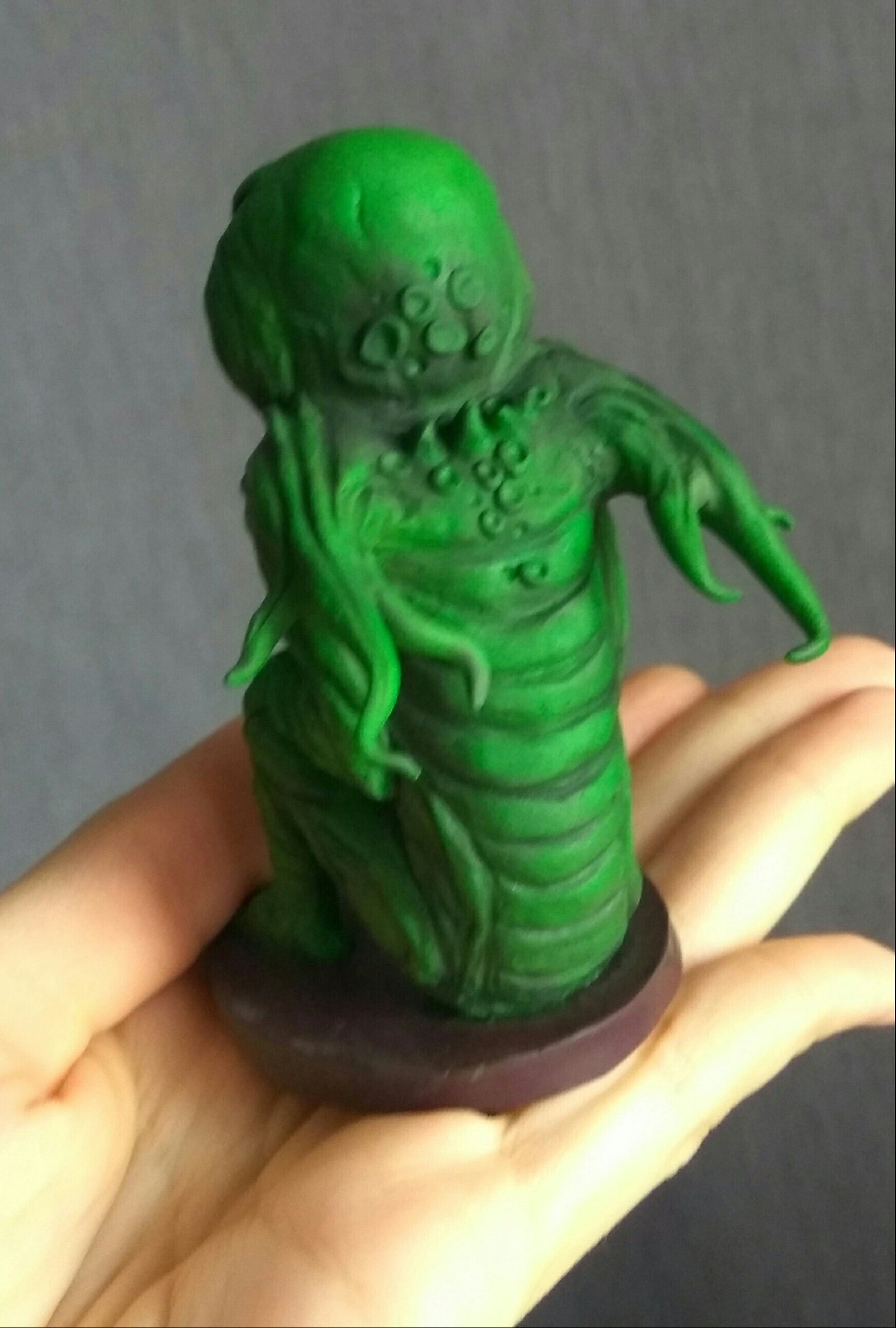 His villainy Cthulhu - My, Cthulhu, Polymer clay, Creation, Longpost