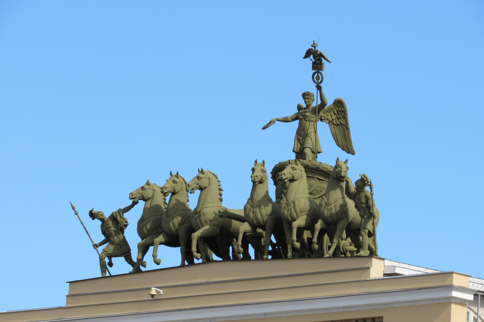 CHARIOT OF GLORY - My, CHARIOT OF GLORY, Saint Petersburg, Summer, Travels, The statue, Sculpture