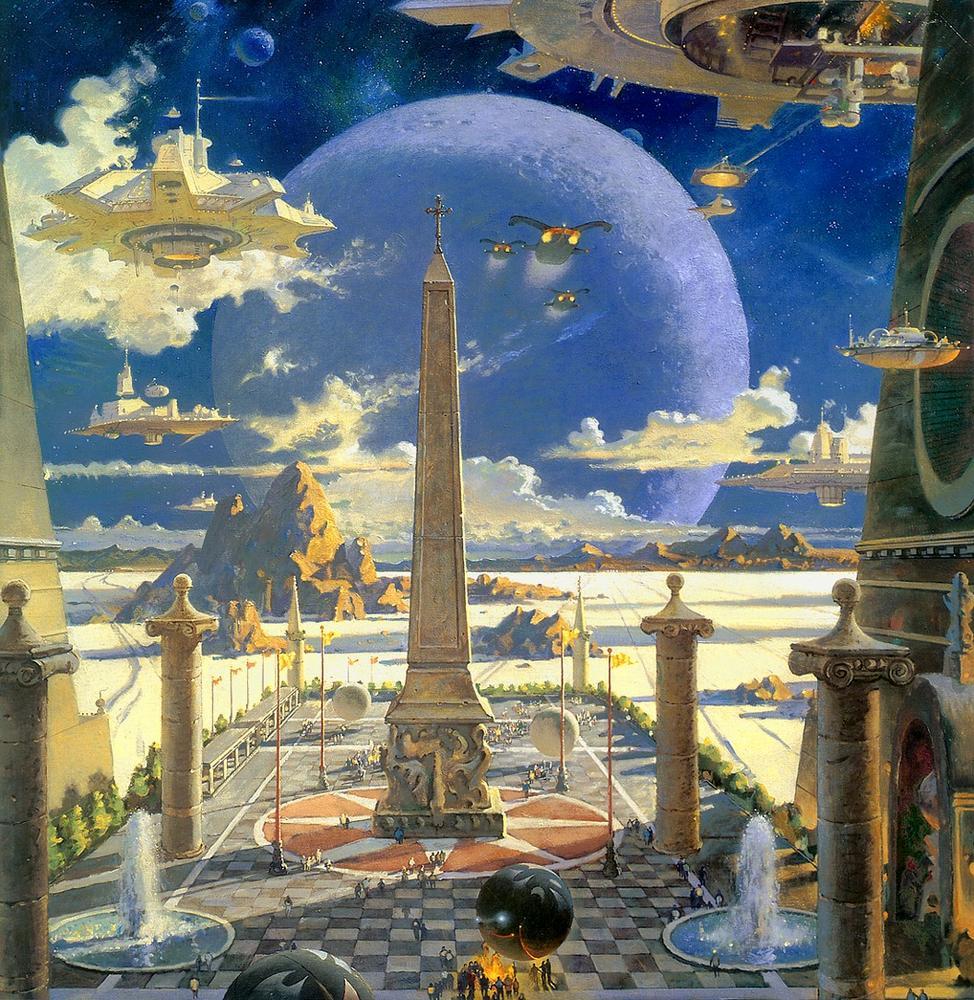 Космореализм Роберта МакКолла (Robert McCall) - Комиксы, Кинотеатр, Рисунок, Научная фантастика, Длиннопост