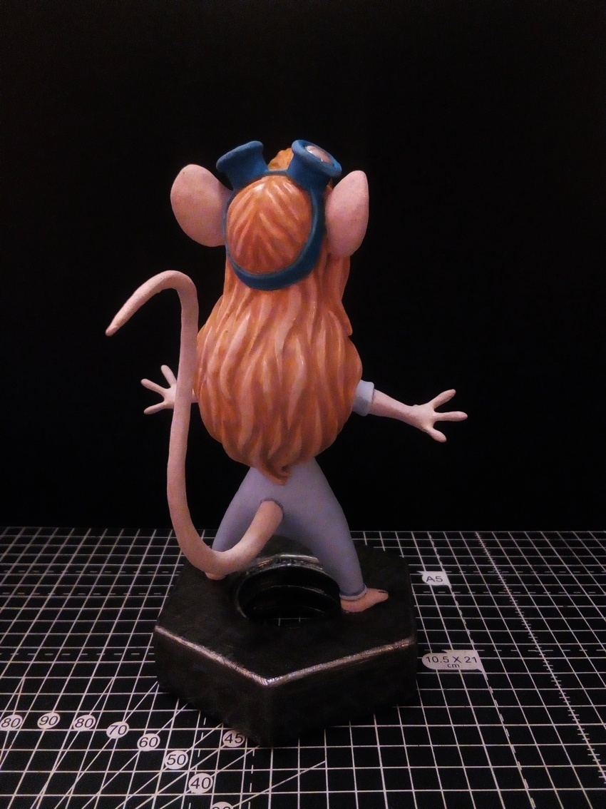 Gadget. - My, Лепка, Polymer clay, Chip and Dale, Figurine, Longpost, Gadget hackwrench, Figurines