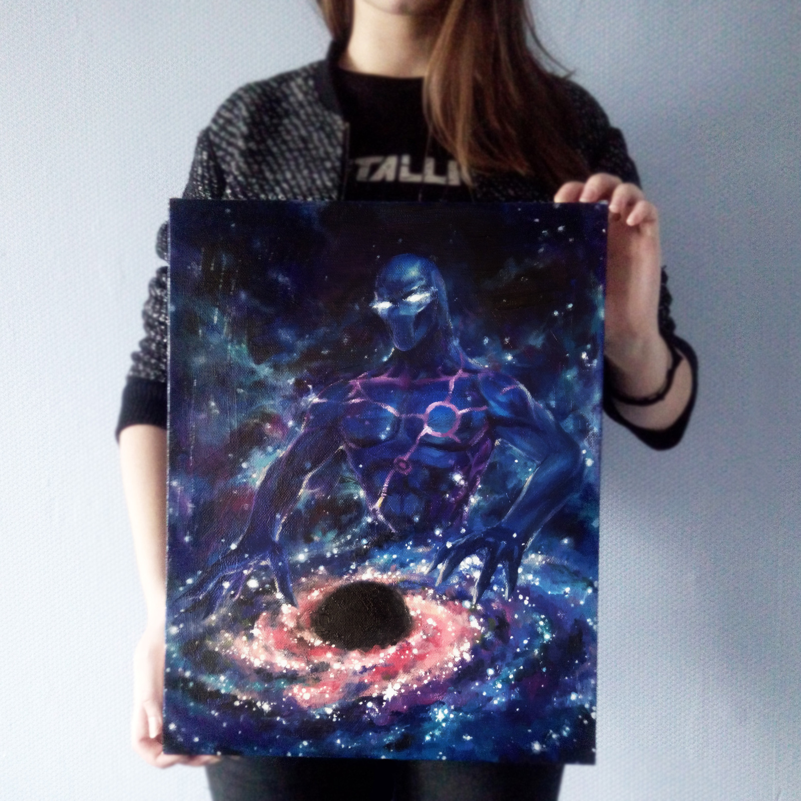 Enigma. - My, Dota 2, Dota 2 Art, Art, Rna1ssnc, Painting, Oil painting, Games, Enigma