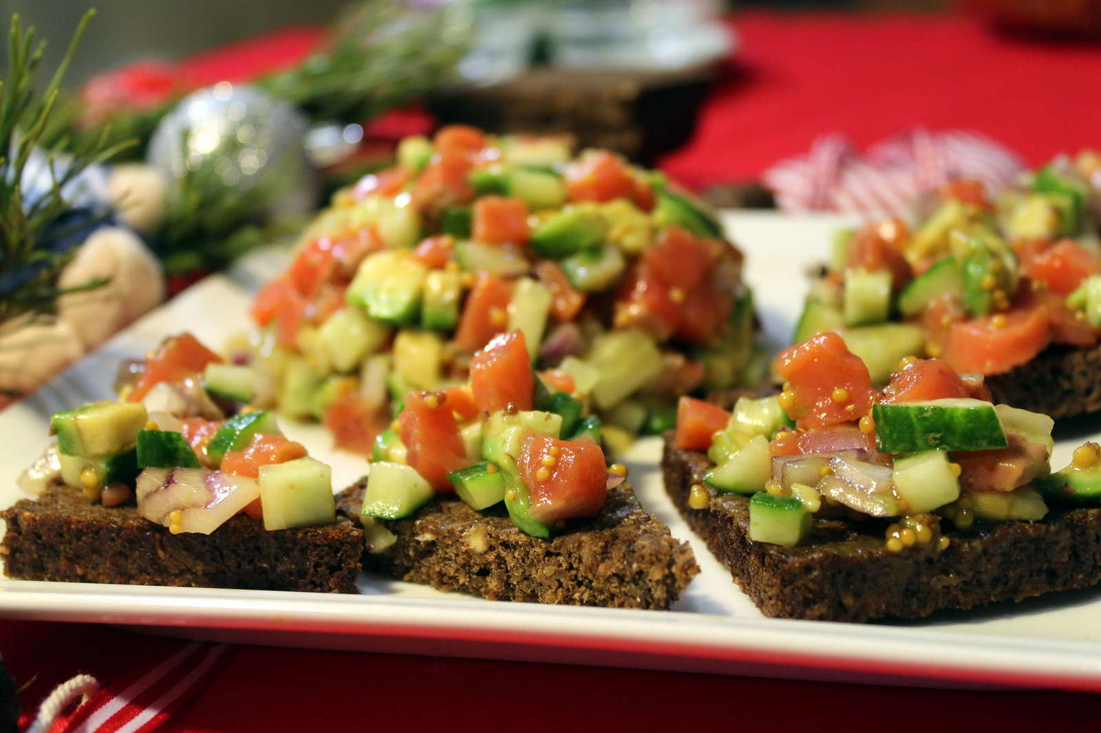 Appetizer a la salmon tartar - My, Tartarus, Salmon, Red Fish, Snack, New Year's table, New Year, Food, Recipe, Video, Longpost, Festive table