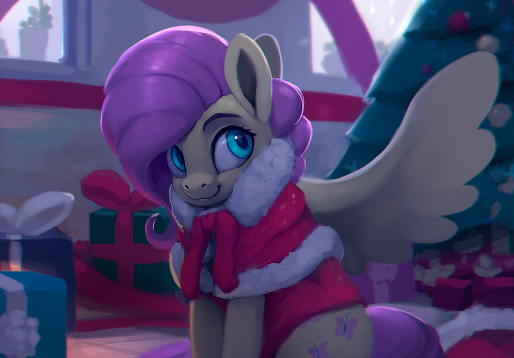 Santa Fluttershy by Rodrigues404 - My little pony, Fluttershy, Rodrigues404