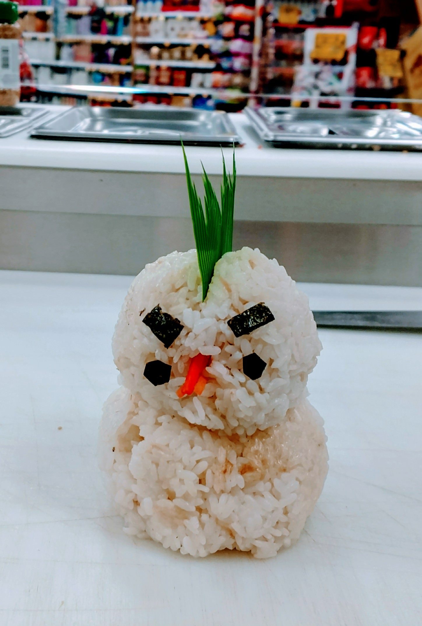 Riceman - snowman in Chinese - snowman, New Year, Winter, Chinese