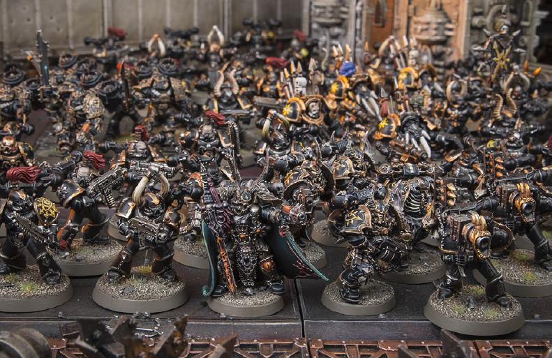 FOR CHAOS!!! - Warhammer 40k, Wh miniatures, Modeling, Chaos, Longpost