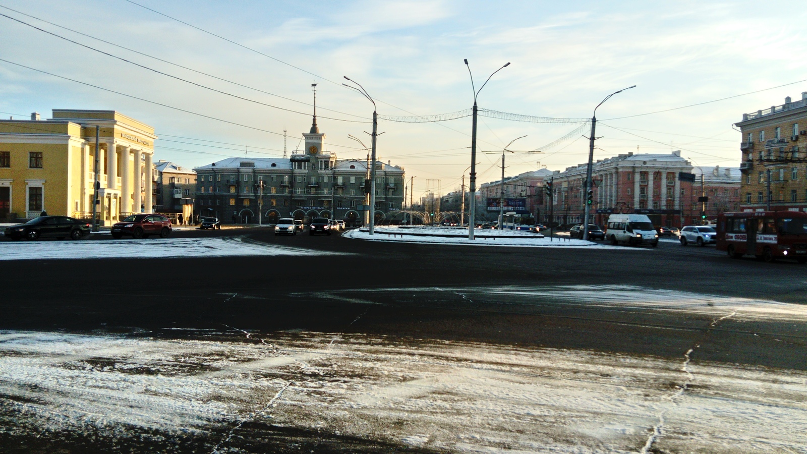 A little trip or how I walked in Barnaul. - My, Longpost, Barnaul, Cityscapes, Travels, First post, Winter, Pre-holiday mood, Christmas trees, Street photography