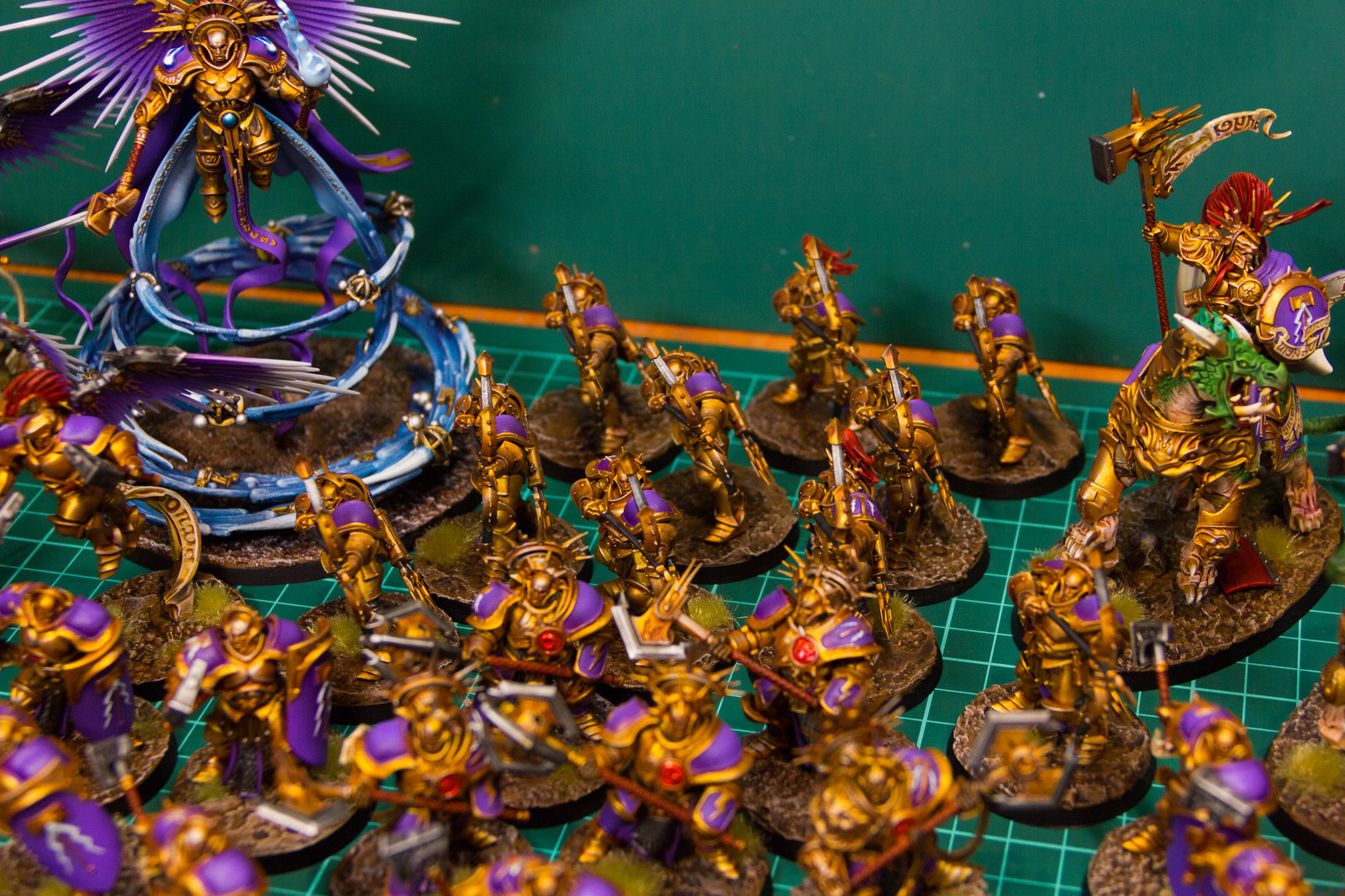 My army Stormcast Eternals from Warhammer Age of Sigmar - My, Warhammer: age of sigmar, Stormcast Eternals, Modeling, Hobby, Warhammer, Stand modeling, Painting miniatures, Longpost