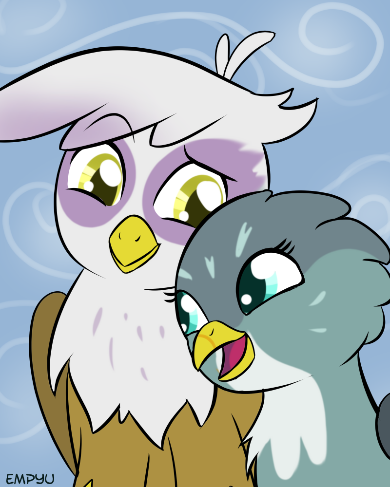 Griffon Friends - My Little Pony, PonyArt, Gilda, Gabby