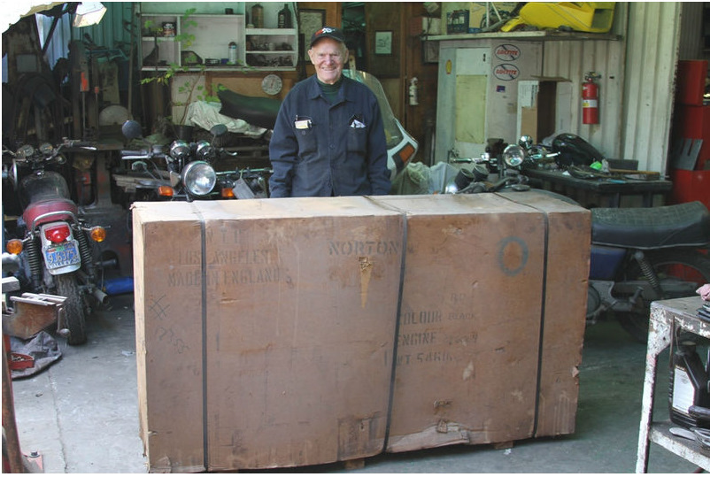 Cool find: a batch of new British motorcycles from the 70s in boxes - Moto, Motorcycles, Time capsule, Longpost