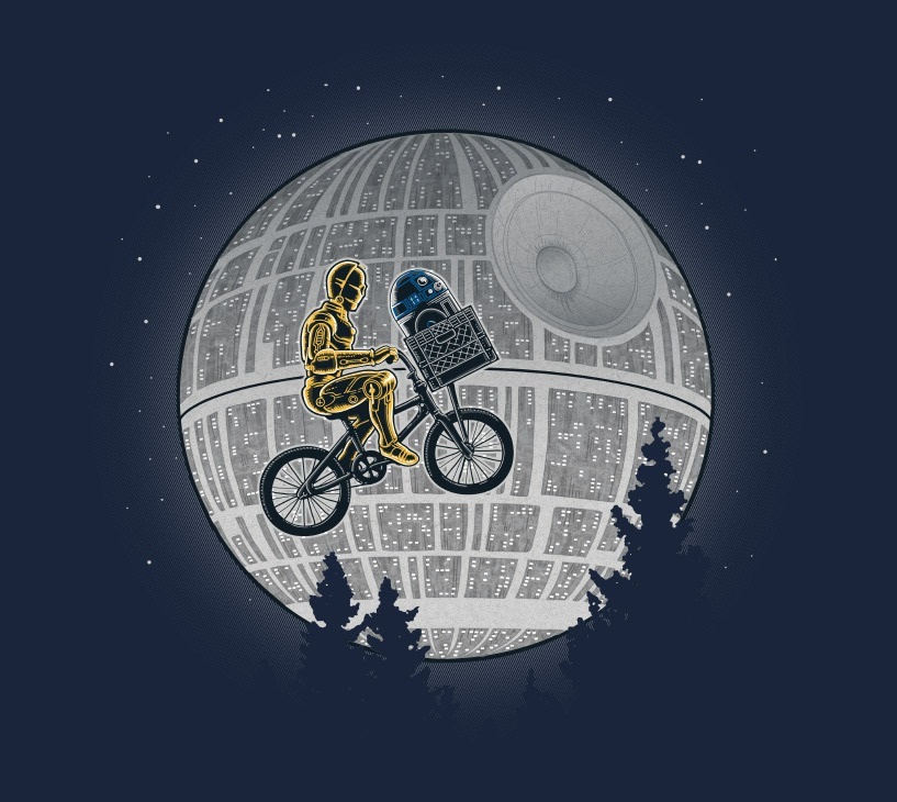 Based on the movie Alien - Images, Star Wars, Art, A bike, Naolito