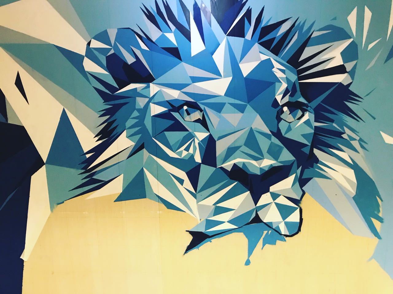 LEV Zenitovsky - My, Graffiti, a lion, Longpost