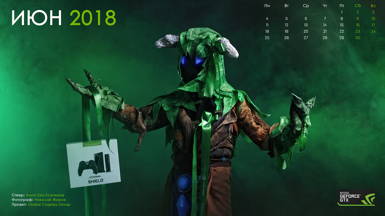 New Year's Cosplay Calendar - Cosplay, PHOTOSESSION, The calendar, New Year, Nvidia, Dota, Dota 2, Longpost