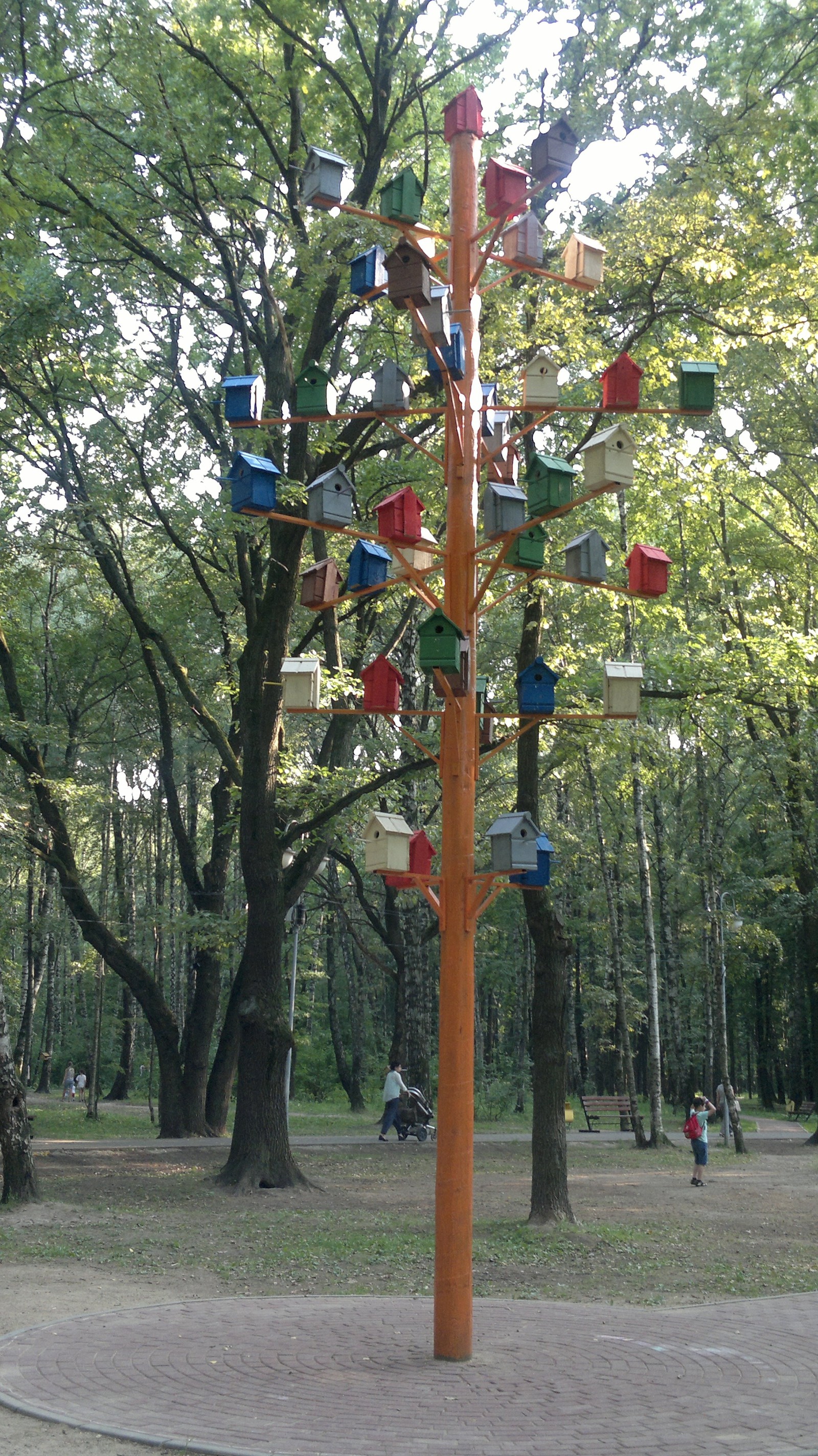 Bird hostel. - My, Dormitory, Birdhouse, The park