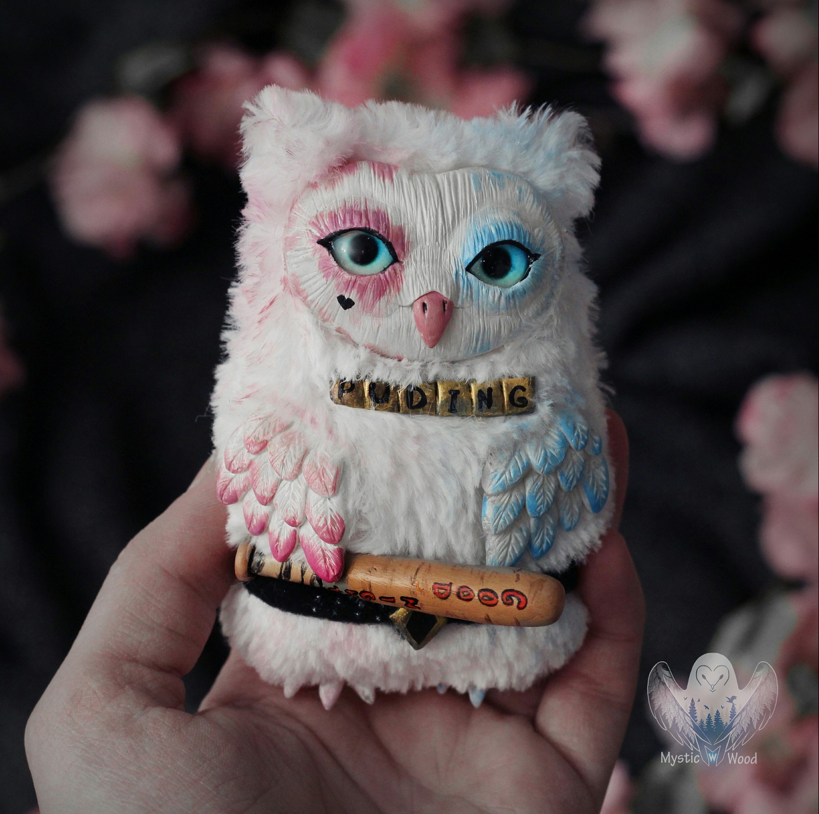 Harley Quinn owl - My, Harley quinn, Suicide Squad, Owl, Needlework without process, Polymer clay, Longpost