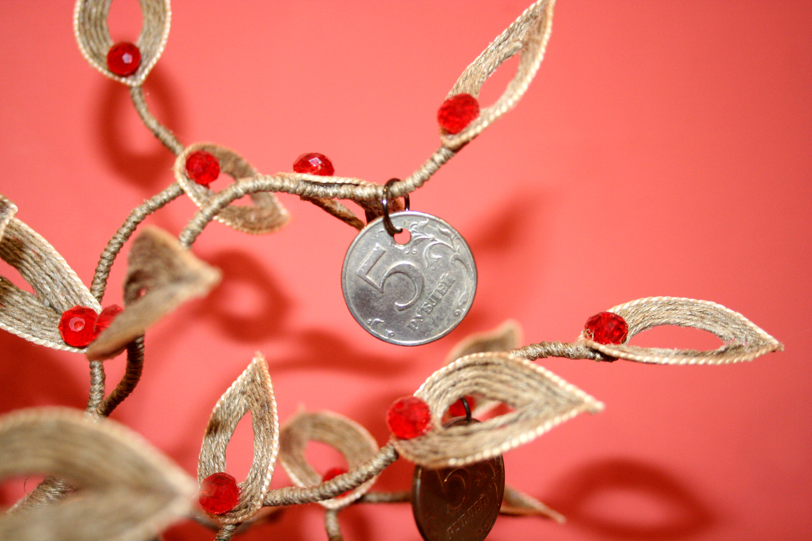 Box for storing money Money tree - My, Casket, Money, Needlework without process, Needlework, With your own hands, Money Tree, Storage, Handmade, Longpost