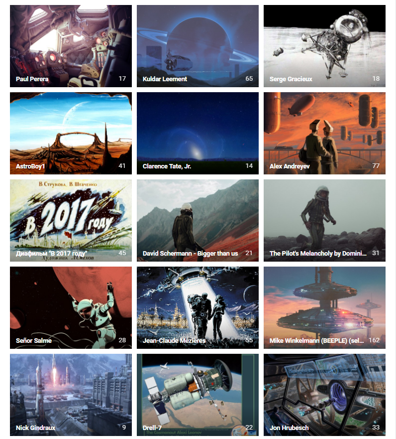 The largest collection of science fiction artists and fantasy filmstrips - Fantasy, Painting, Space, Future, Artist, Art, Art, Longpost