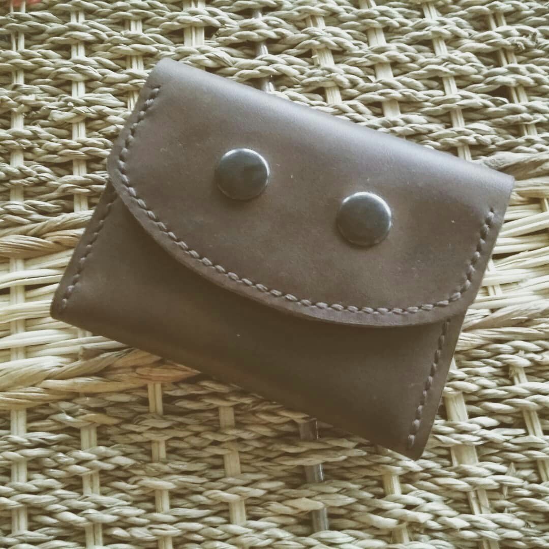 Pair of bespoke pieces - My, Wallet, Handmade, Leather, Longpost