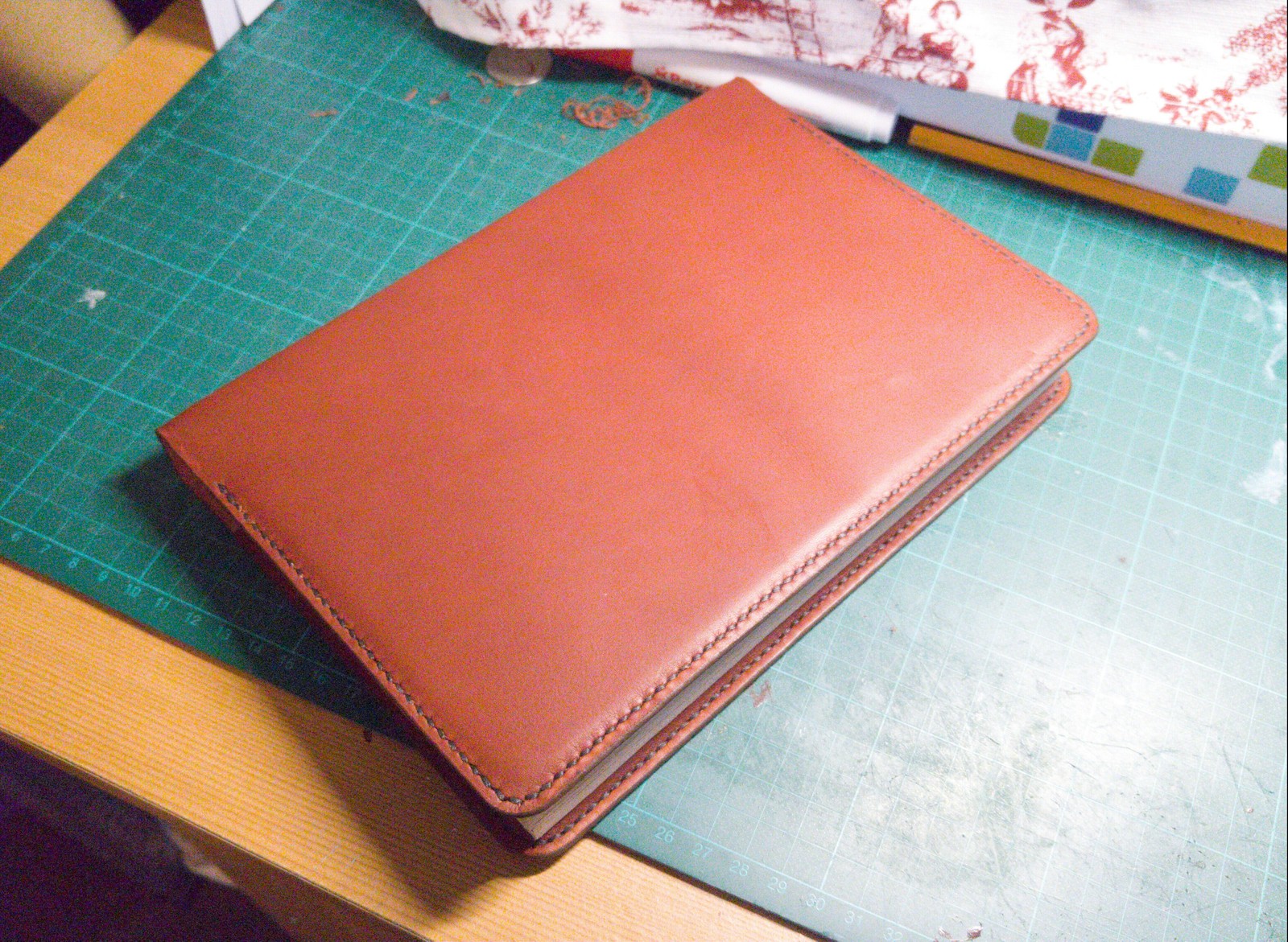 Friday is mine. - My, Leather, Leather, Leather products, Notebook, With your own hands, , Process, Needlework, Longpost