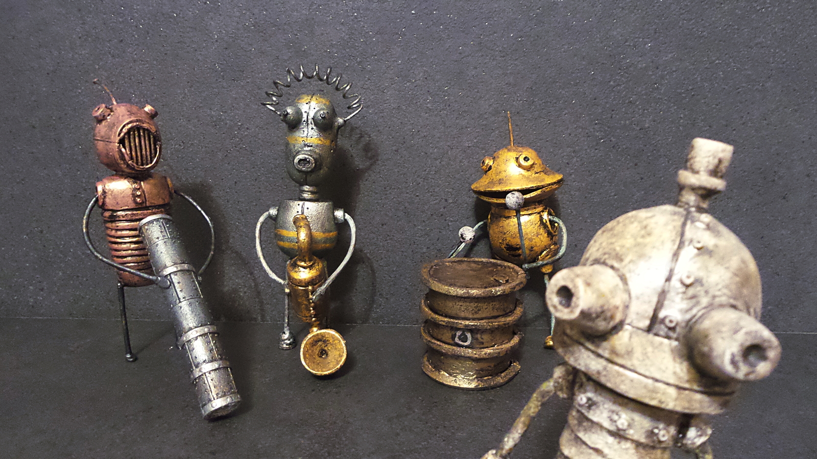 Музыканты из Machinarium - Моё, Machinarium, My Toys Collection, Новый Год, Длиннопост