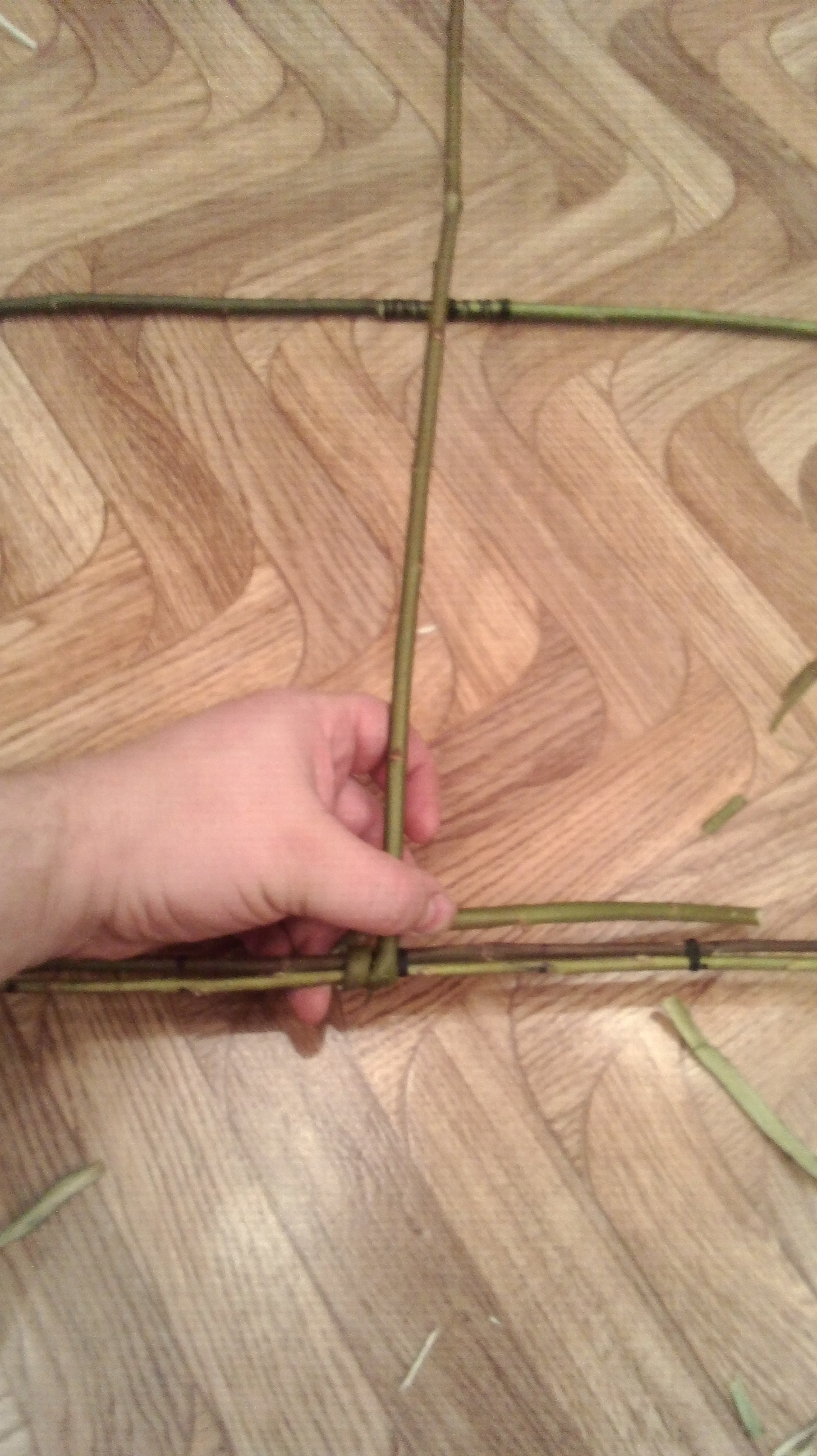 Weave from willow twigs. - My, Weaving, Basket weaving, cat, Basket, Longpost