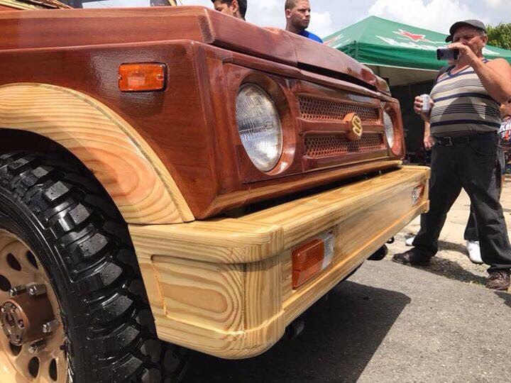 Wooden Suzuki Samurai - Suzuki, Samurai, Wood, Longpost