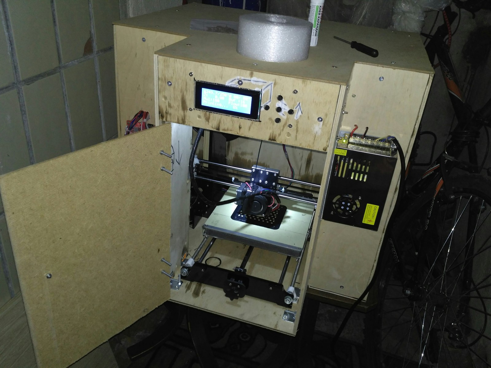 No smelly 3D printing or box for anet a8 - My, 3D printer, 3D печать, Anet A8, Longpost