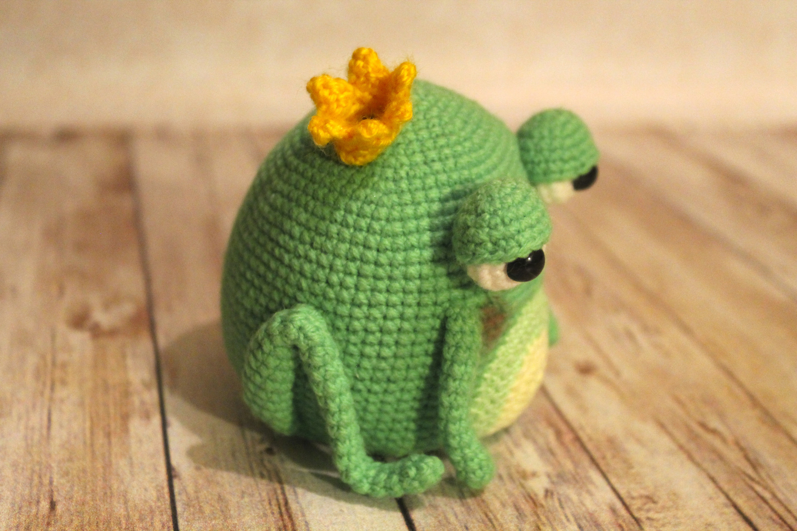 Princess Frog)) - My, Needlework without process, Crochet, Longpost