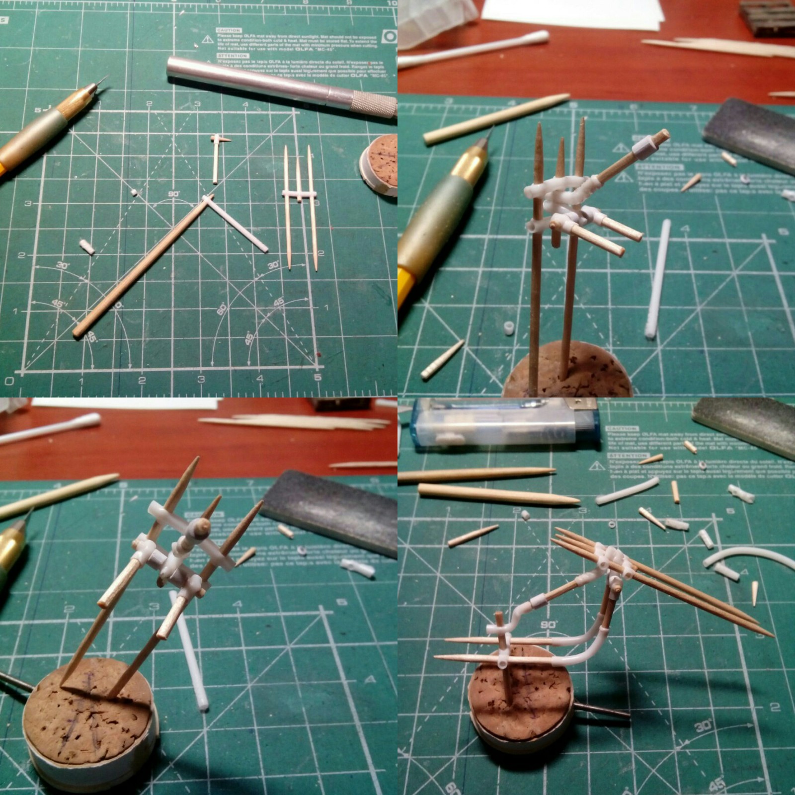 How I assembled a bike from different sticks. - My, Wh miniatures, Gorkamorka, Stand modeling, Board games, Warhammer 40k, Orcs, Longpost