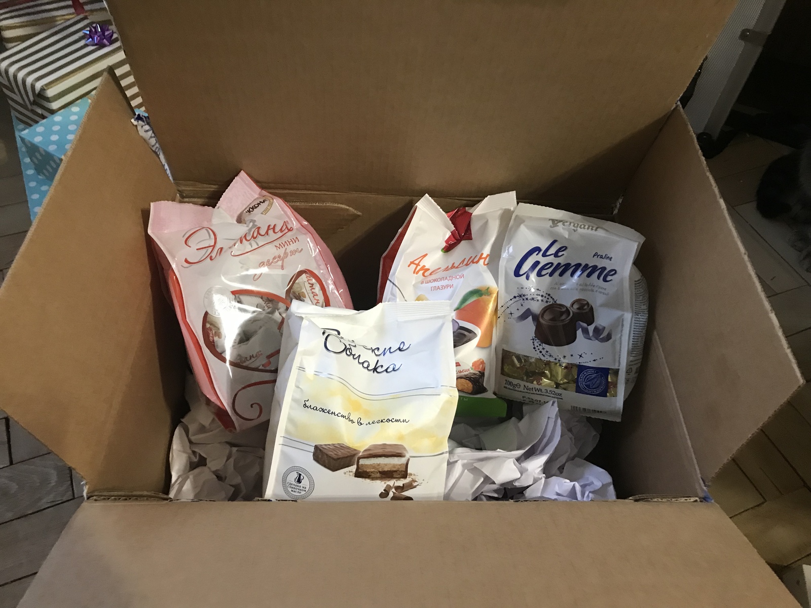 Received a gift from the secret Santa Claus! - My, Secret Santa, Father Frost, New Year, Presents, Longpost, Gift exchange