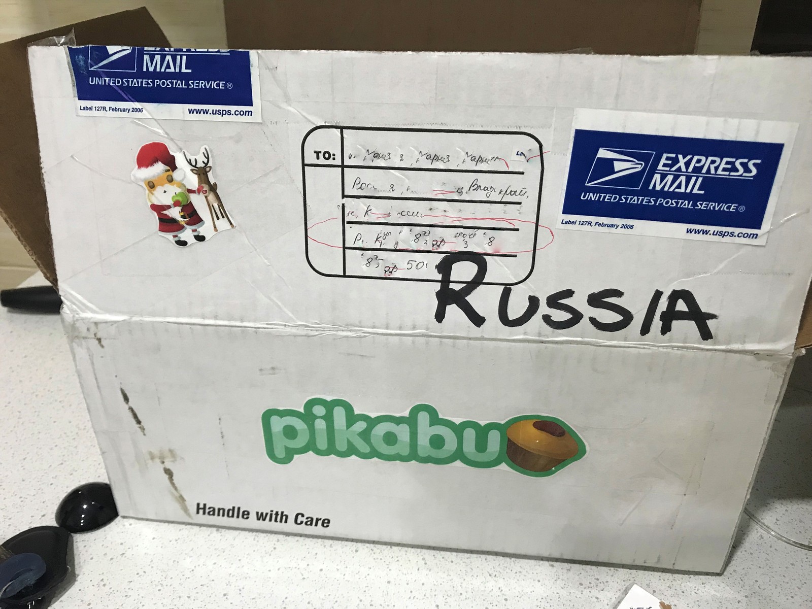 A gift from the Snow Maiden from the USA - My, Gift exchange, Secret Santa, New Year, Presents, Exchange, Sweets, Longpost