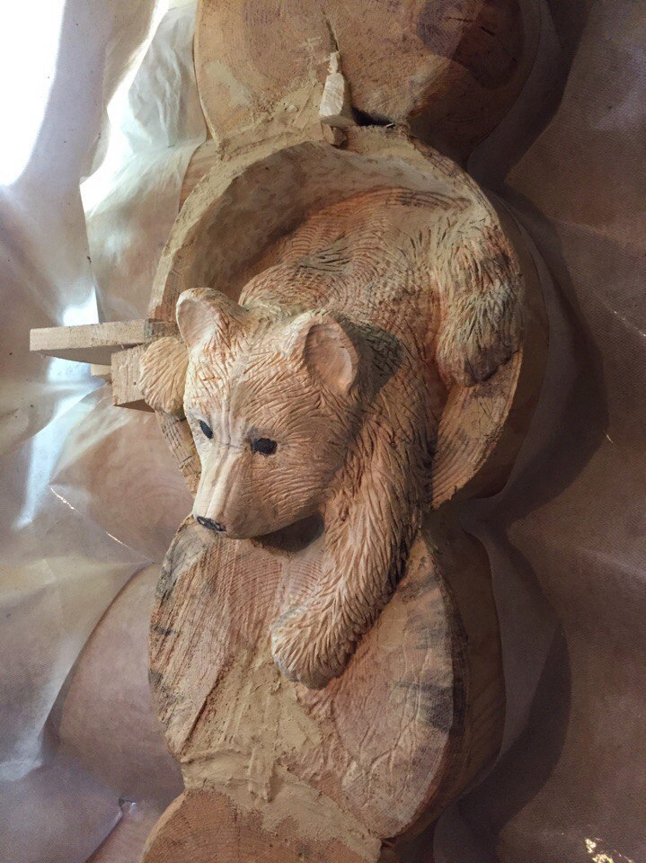 Wood carving - Wood carving, The Bears, Longpost