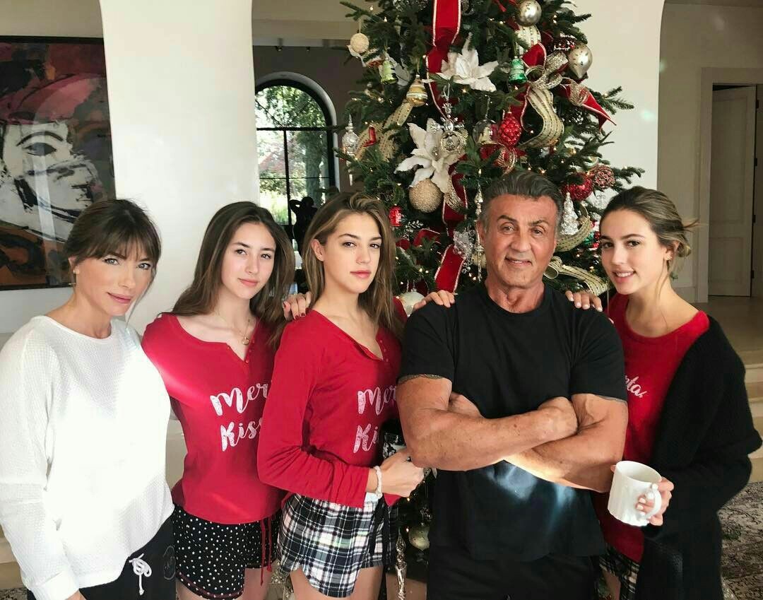 Father is a good lad - Family, Sylvester Stallone, father's daughters, Instagram, Daughter