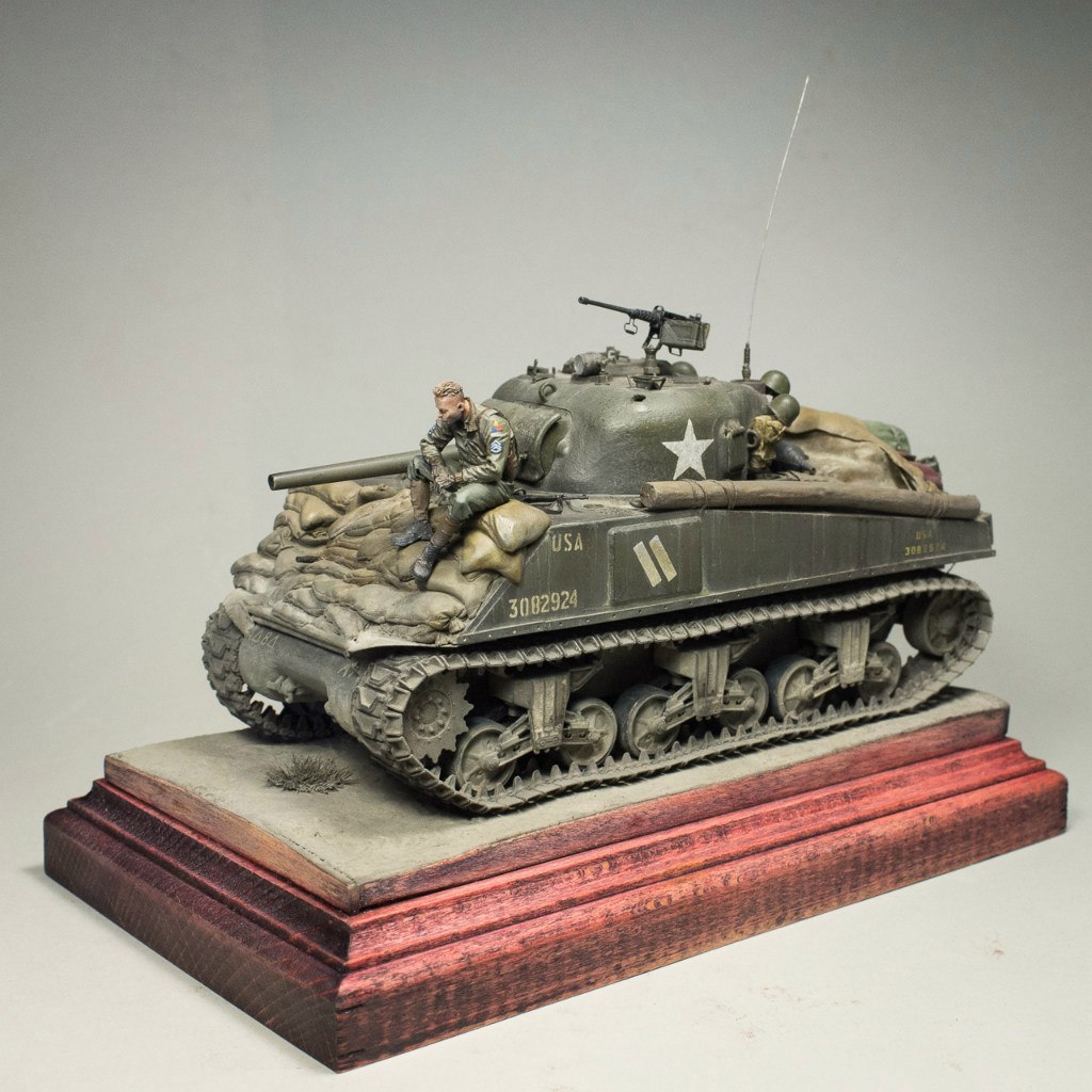 Europe '44, Sherman - Modeling, Miniature, Longpost