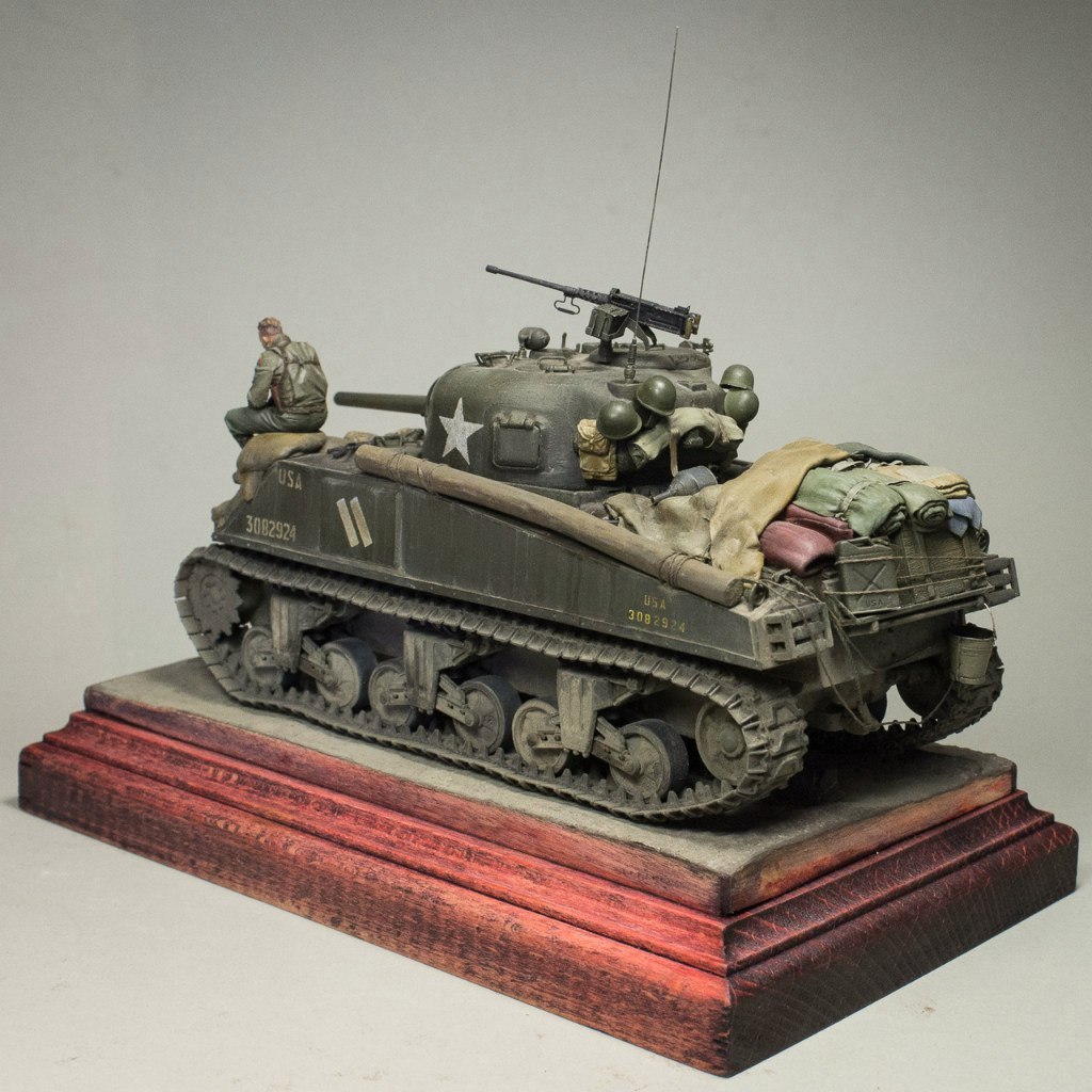 Europe '44, Sherman - Modeling, Miniature, Longpost