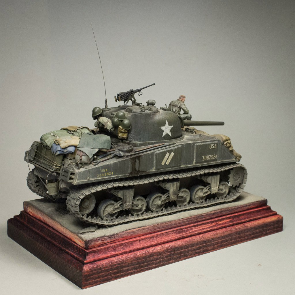 Europe '44, Sherman - Modeling, Miniature, Longpost