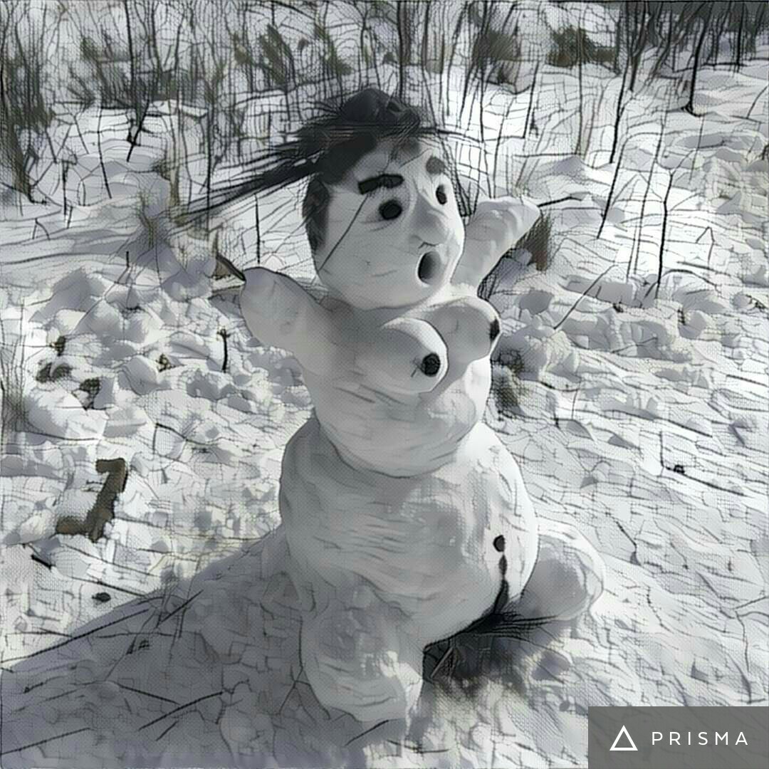 Winter... - Winter, Snow woman