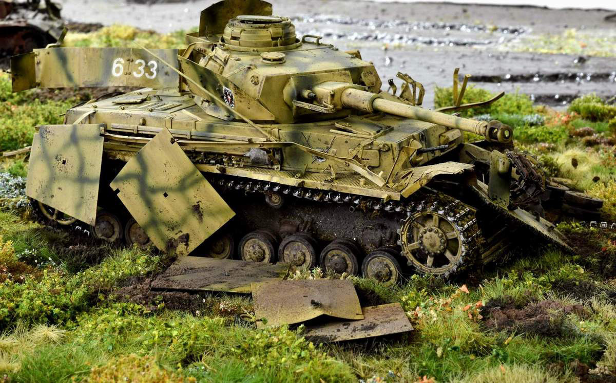 Pz.Kpfw. - Stand modeling, Diorama, Miniature, Longpost