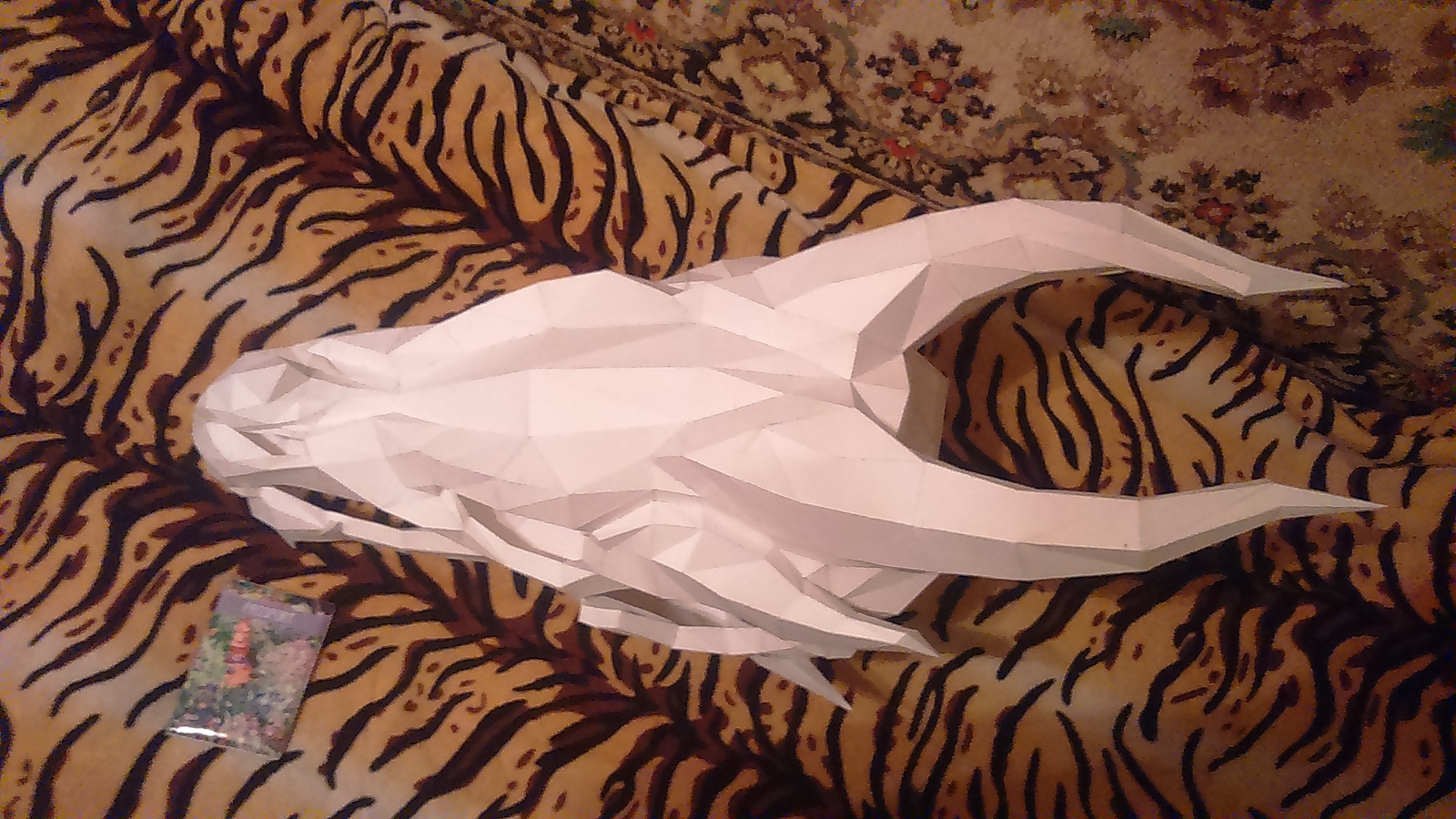 Transformation - My, Papercraft, Pepakura, Skyrim, The Dragon, Needlework without process, Longpost