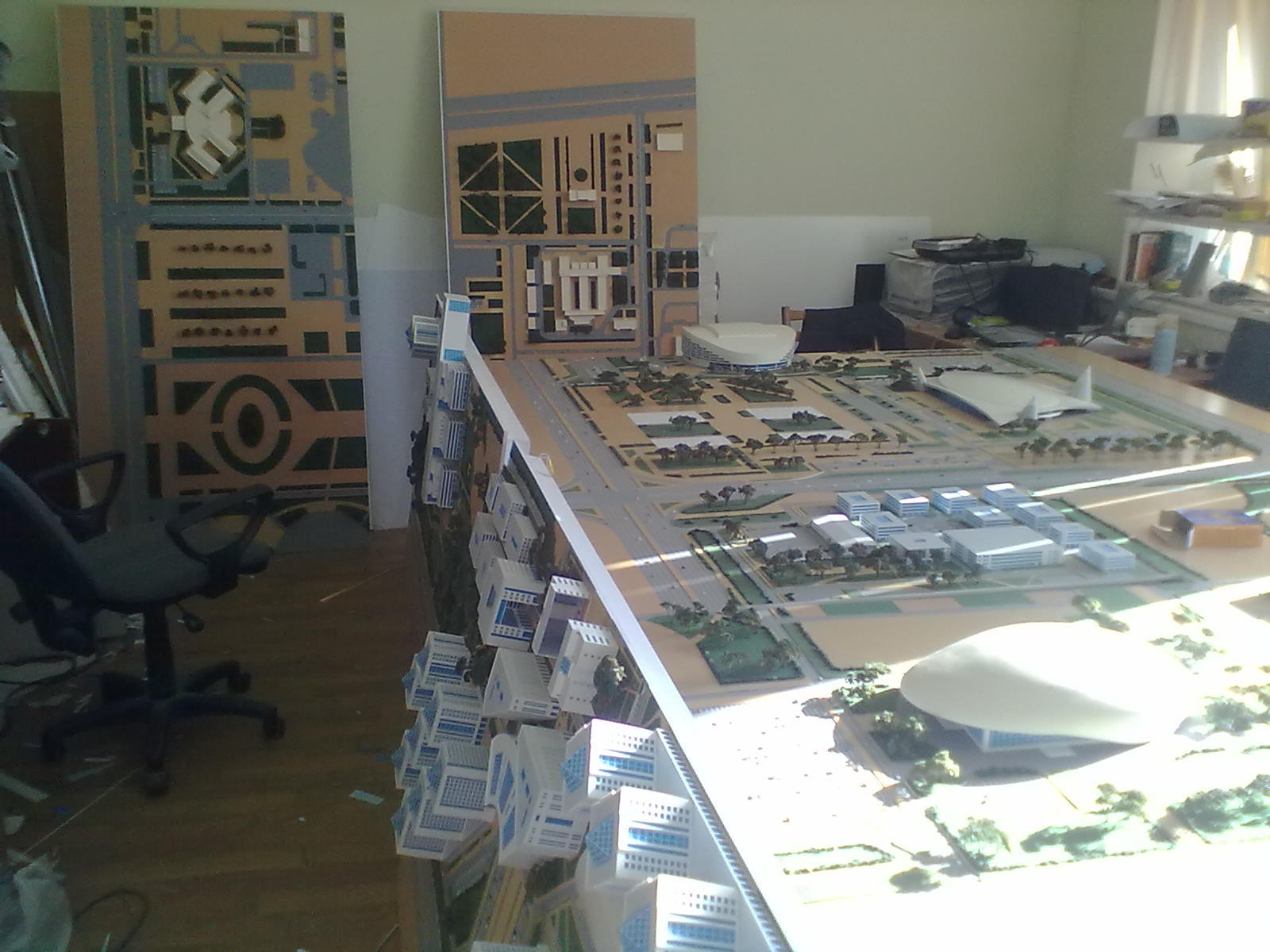 Model craft. Anyone who is interested in how demonstration models of architectural projects are made. Part two. - My, Architecture, Layout, Layout, , Astana, Kazakhstan, Longpost