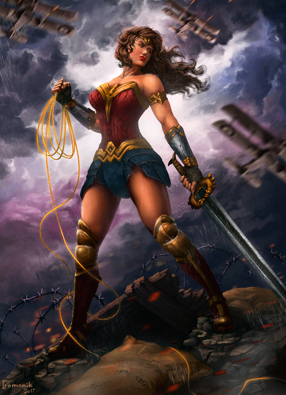 Wonder Woman - My, Iromonik, Fan art, Dc comics, Wonder Woman