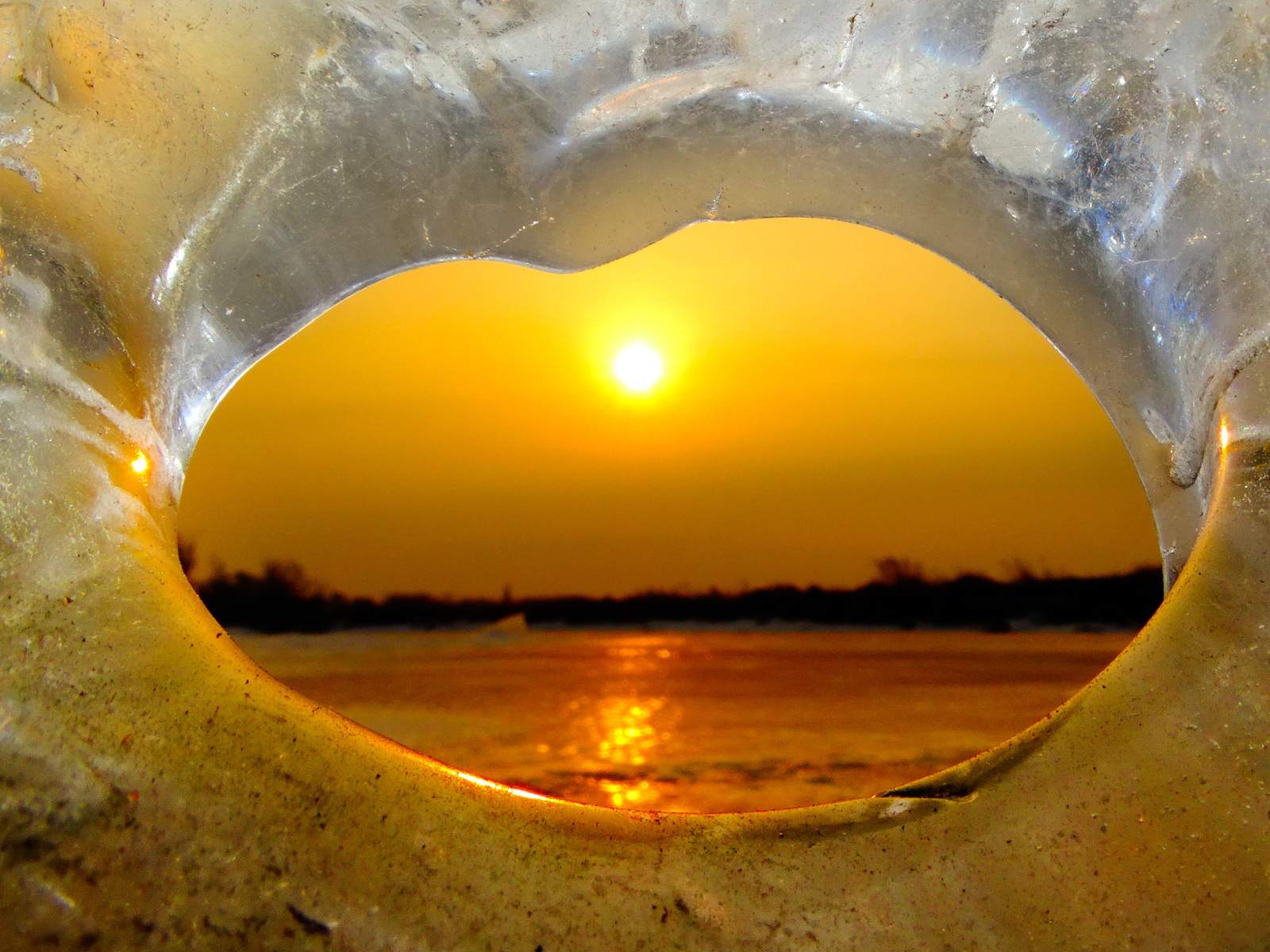 Ice and fire. Or winter sunrises and sunsets on the Razdolnaya River. - My, Дальний Восток, Primorsky Krai, Razdolnaya River, , Ice, beauty, Longpost