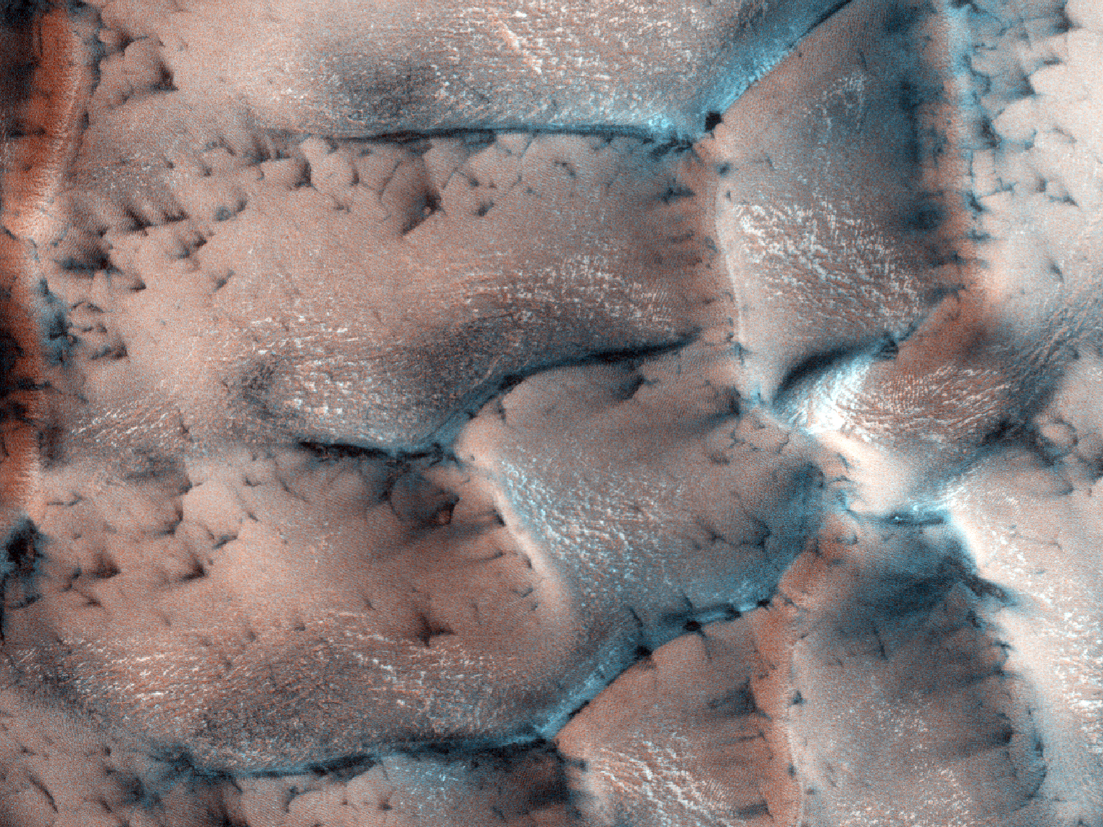 Winter on Mars. - Mars, The photo, , Longpost