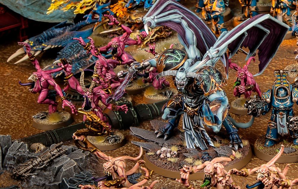 Spotlight: Daemons of Chaos - Warhammer 40k, Wh News, Chaos daemons, Wh miniatures, Khorne, Tzeentch, Nurgle, Slaanesh, Longpost