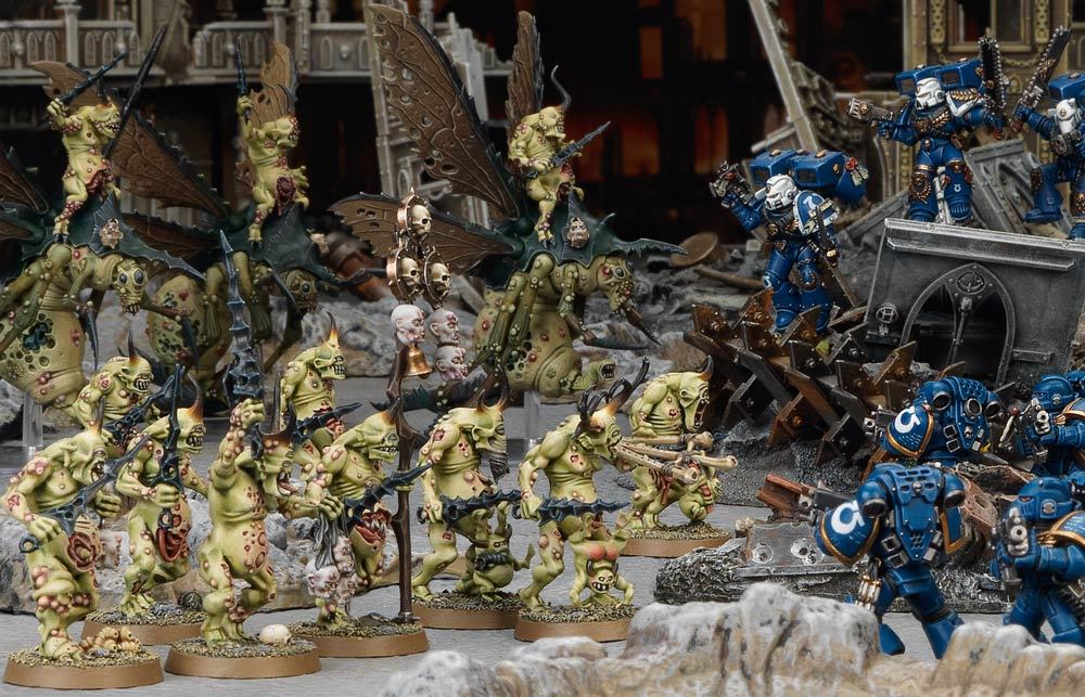 Spotlight: Daemons of Chaos - Warhammer 40k, Wh News, Chaos daemons, Wh miniatures, Khorne, Tzeentch, Nurgle, Slaanesh, Longpost